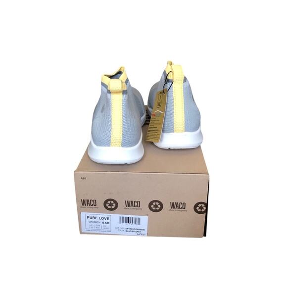 Spenco Pure Love Glacier Grey Stretch Knit Orthotic Support Shoes Size 9.5D NIB - Picture 4 of 15